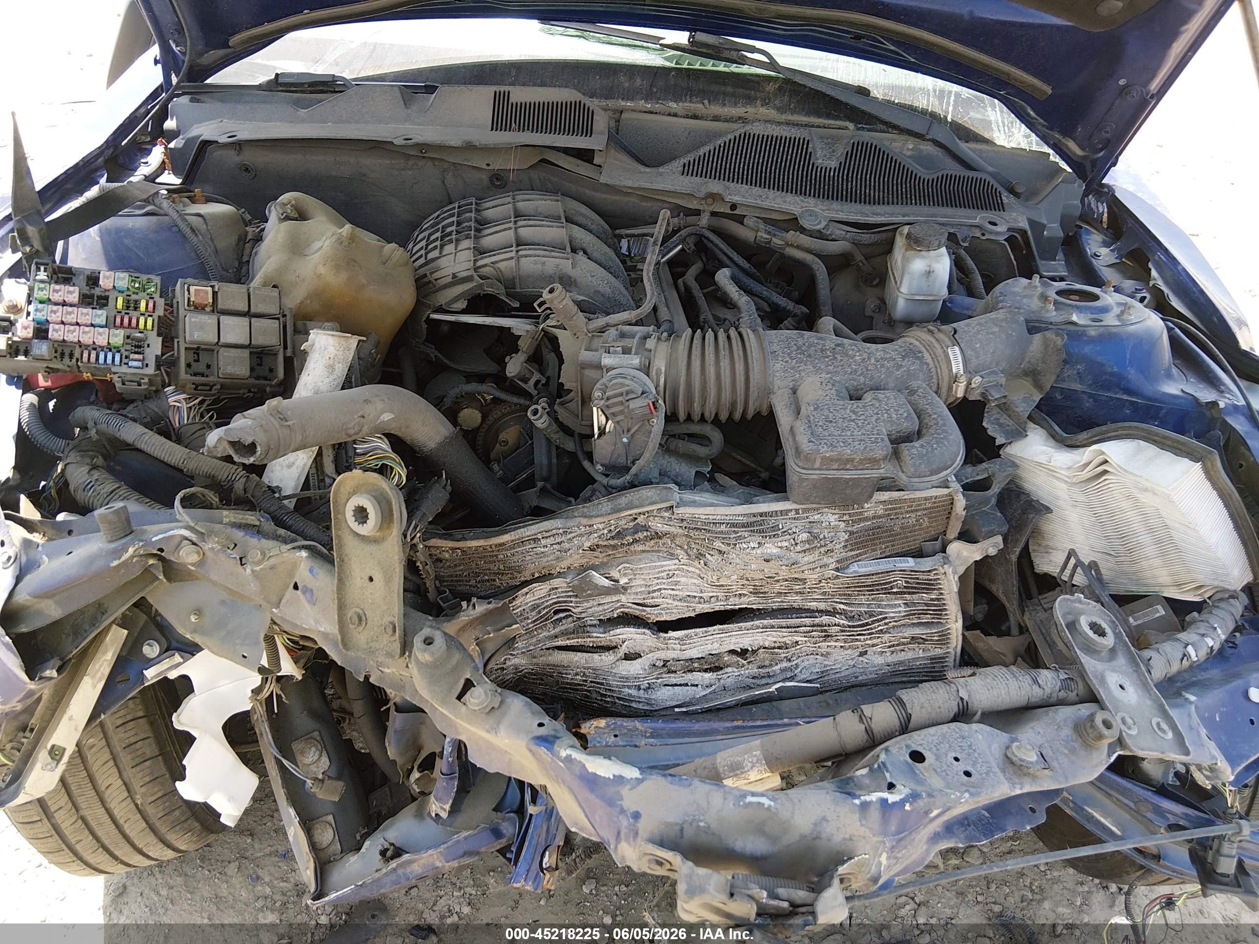 2013 Ford Mustang V6 Blue vin: 1ZVBP8AM2D5213266