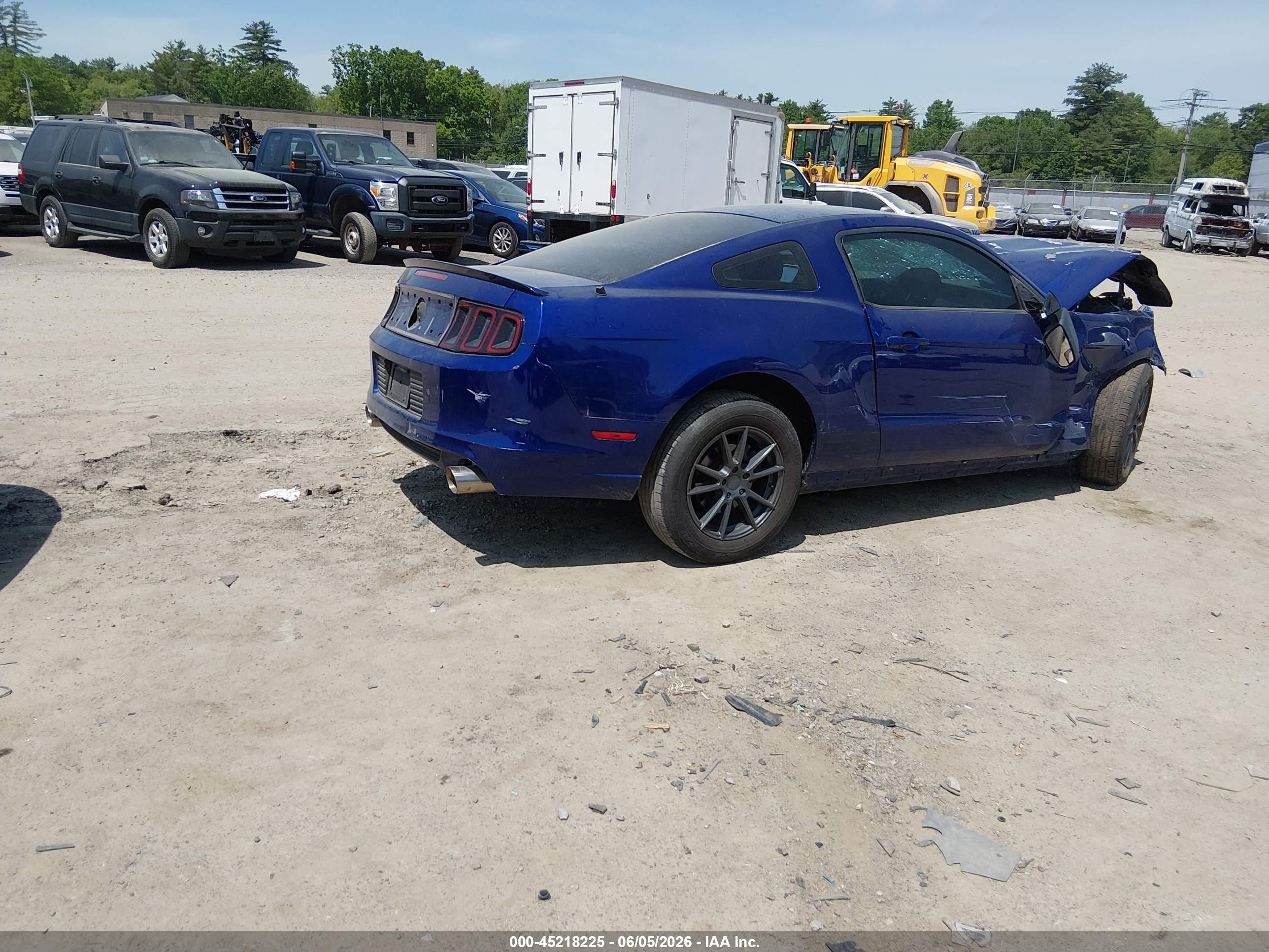 2013 Ford Mustang V6 Blue vin: 1ZVBP8AM2D5213266