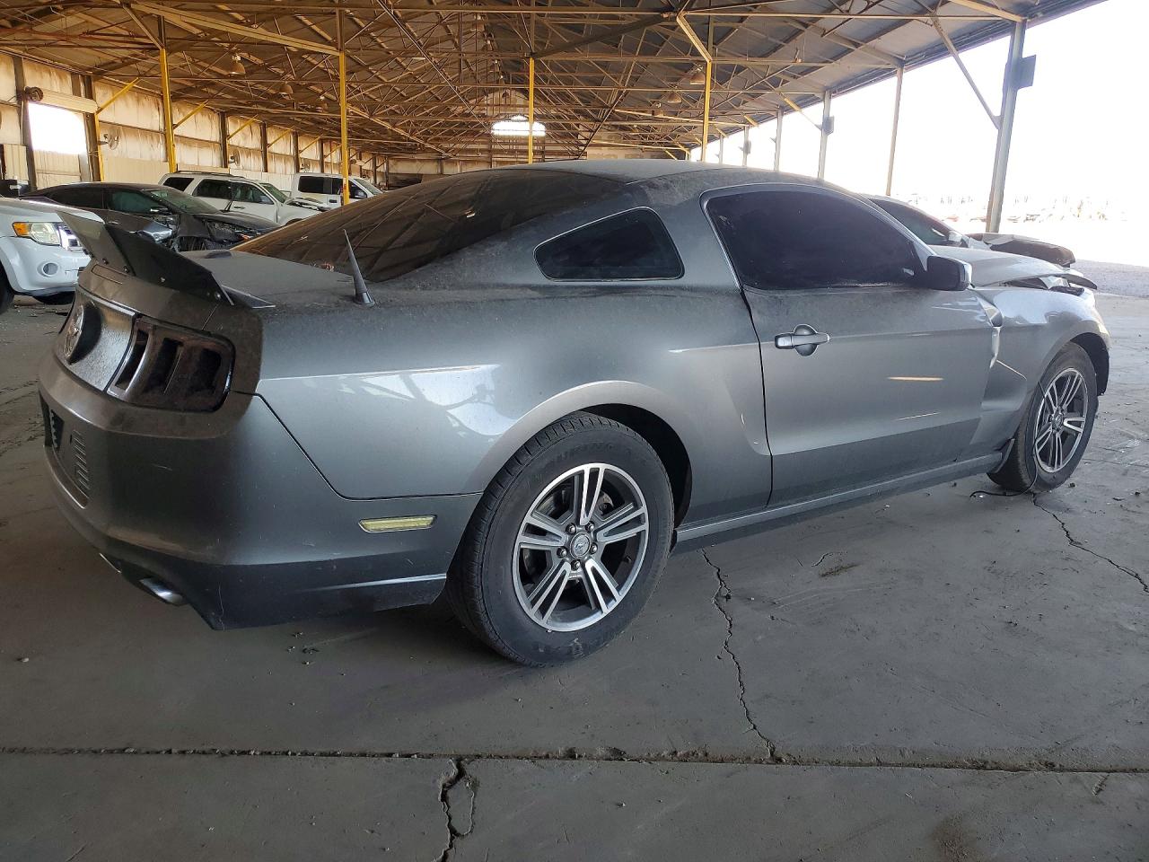 2013 Ford Mustang Gray vin: 1ZVBP8AM2D5216572