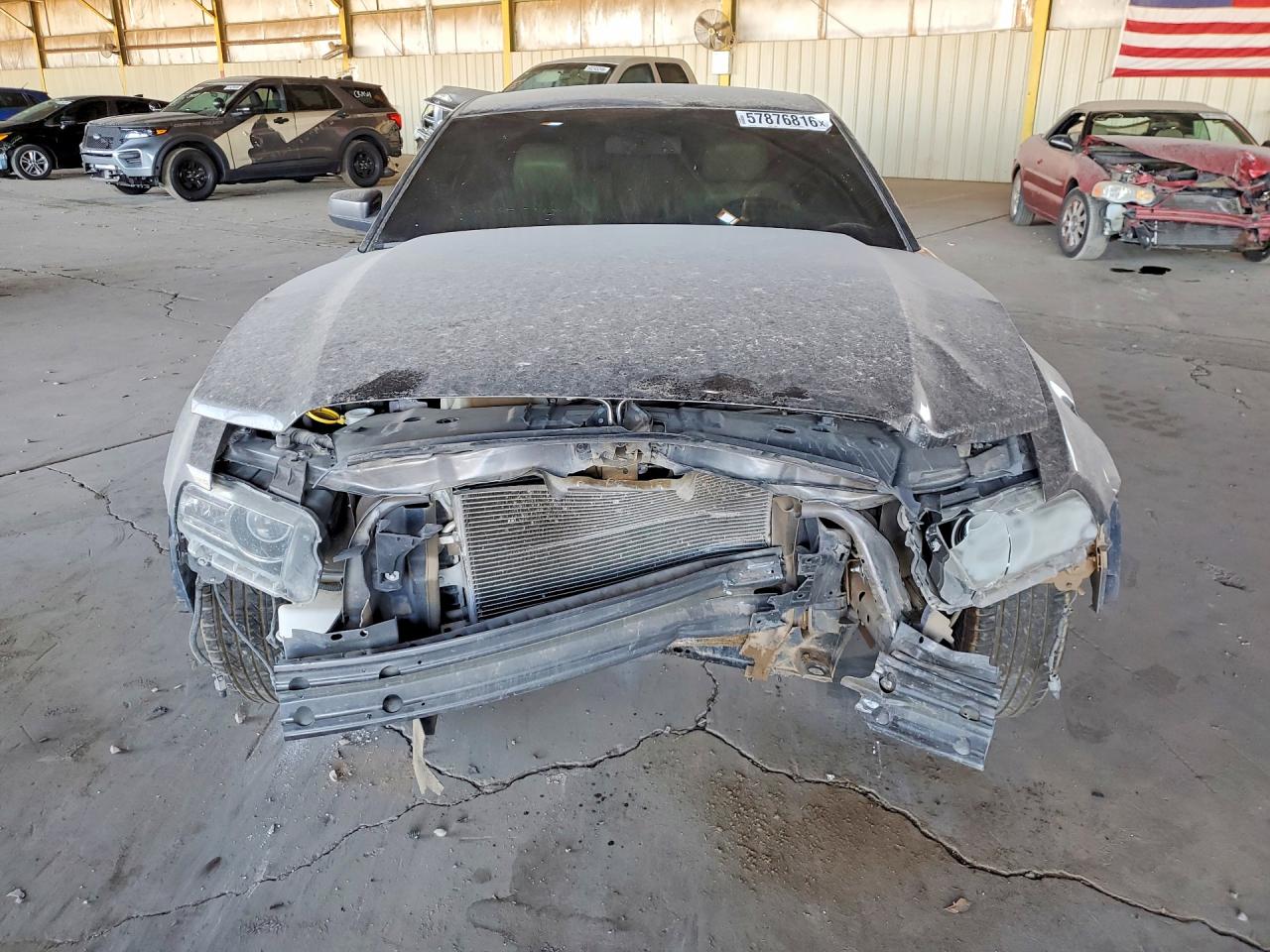 2013 Ford Mustang Gray vin: 1ZVBP8AM2D5216572