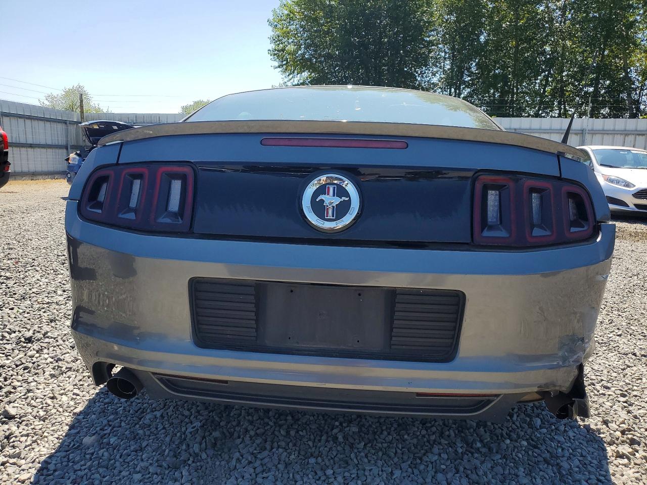2013 Ford Mustang Gray vin: 1ZVBP8AM2D5227121