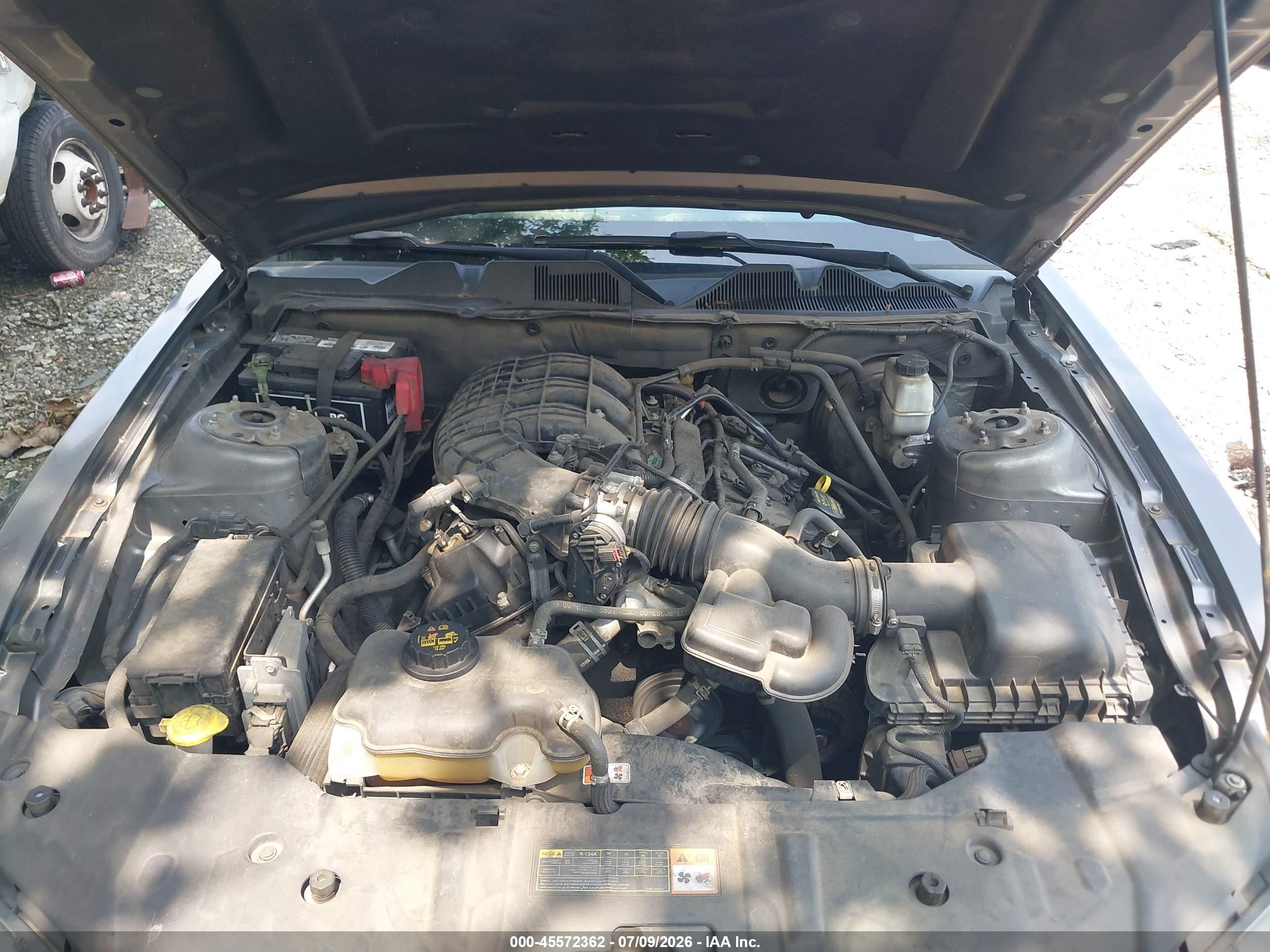 2013 Ford Mustang V6 Premium Gray vin: 1ZVBP8AM2D5243786