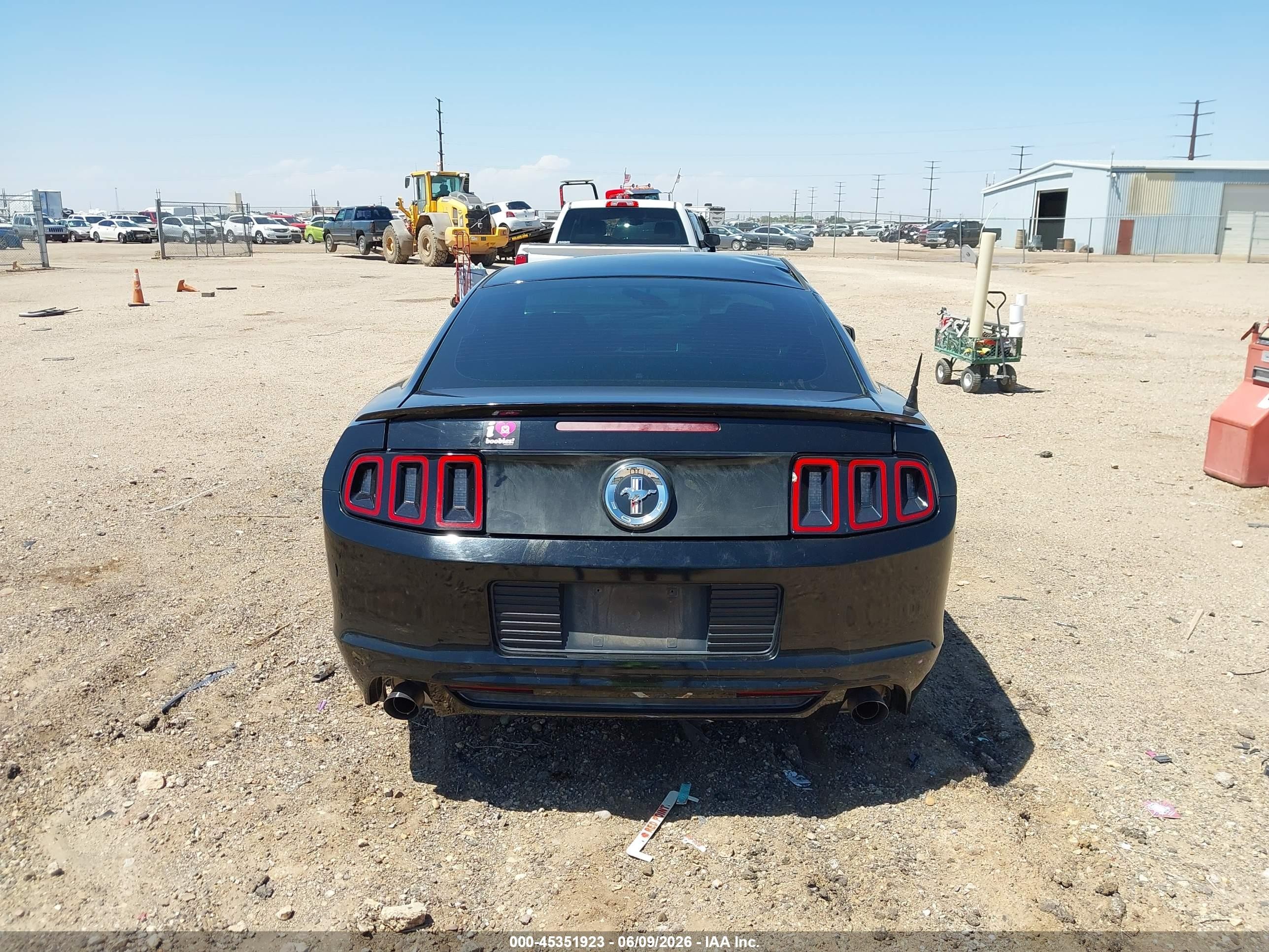 2013 Ford Mustang V6 Black vin: 1ZVBP8AM2D5251385