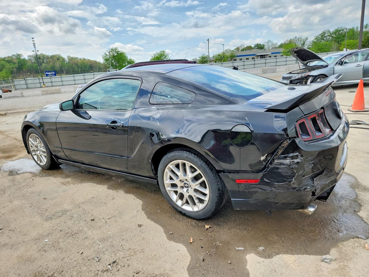 2013 Ford Mustang Black vin: 1ZVBP8AM2D5252732