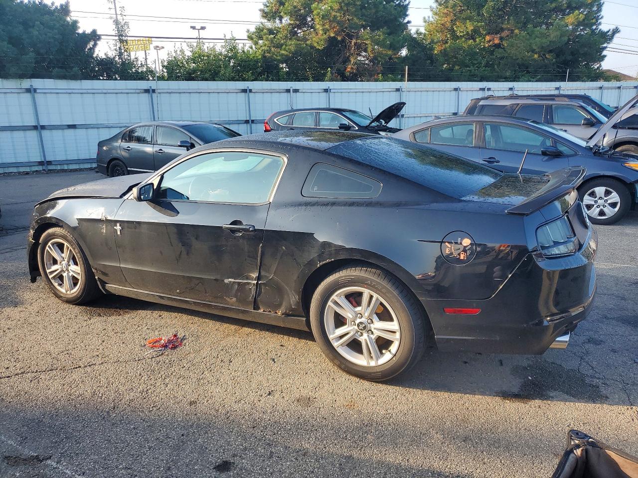 2013 Ford Mustang Black vin: 1ZVBP8AM2D5263410
