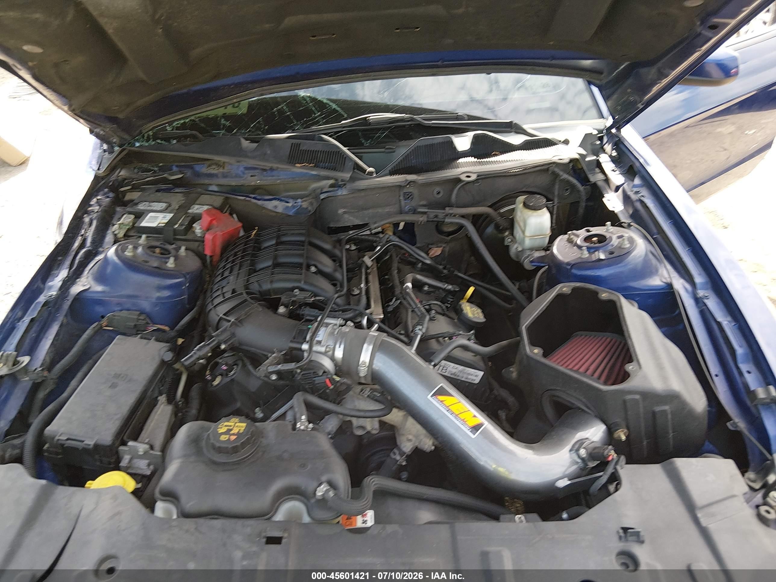 2013 Ford Mustang V6 Premium Blue vin: 1ZVBP8AM2D5274472