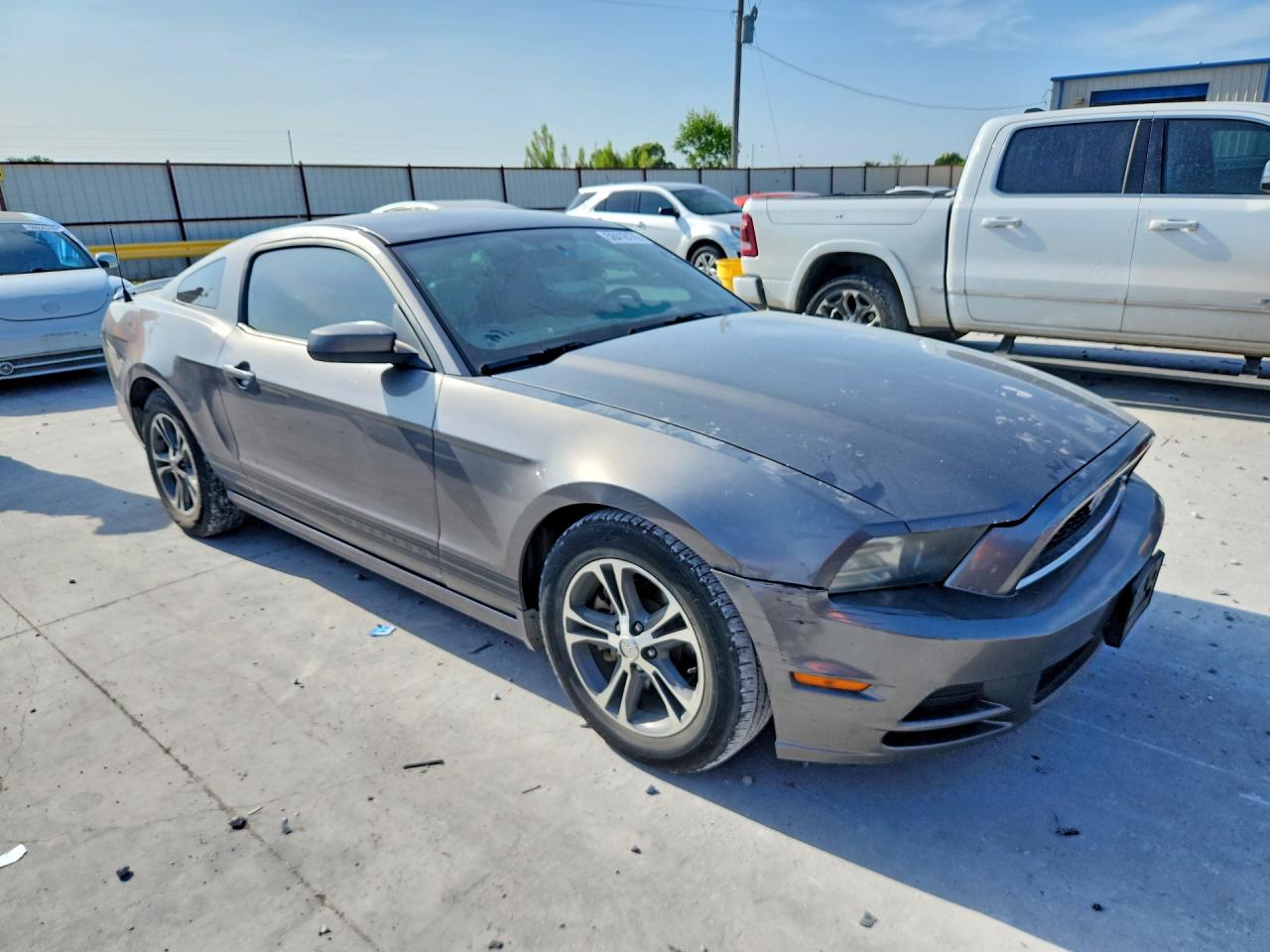 2014 Ford Mustang Gray vin: 1ZVBP8AM2E5201958