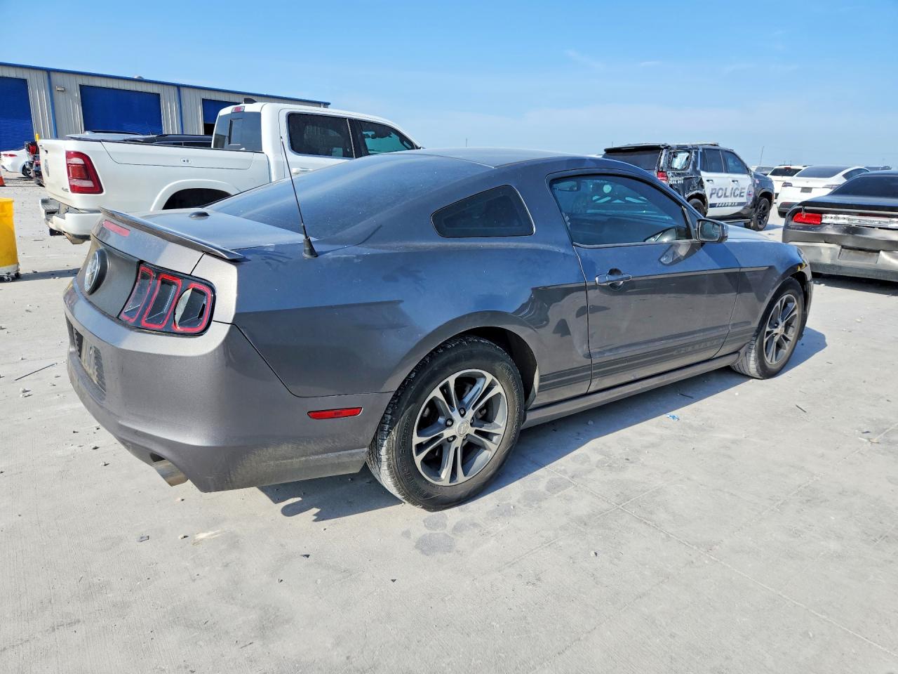 2014 Ford Mustang Gray vin: 1ZVBP8AM2E5201958