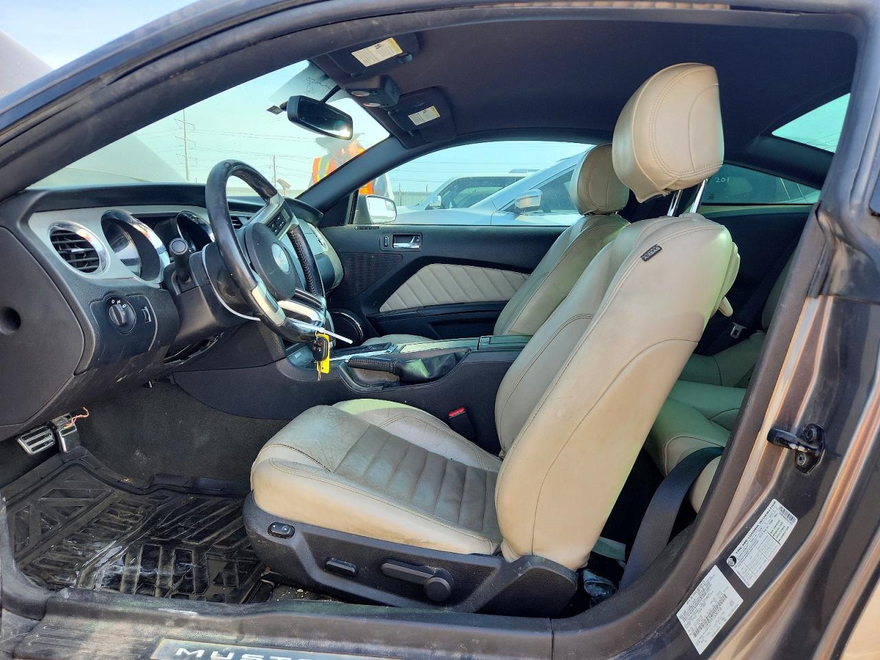2014 Ford Mustang Gray vin: 1ZVBP8AM2E5201958