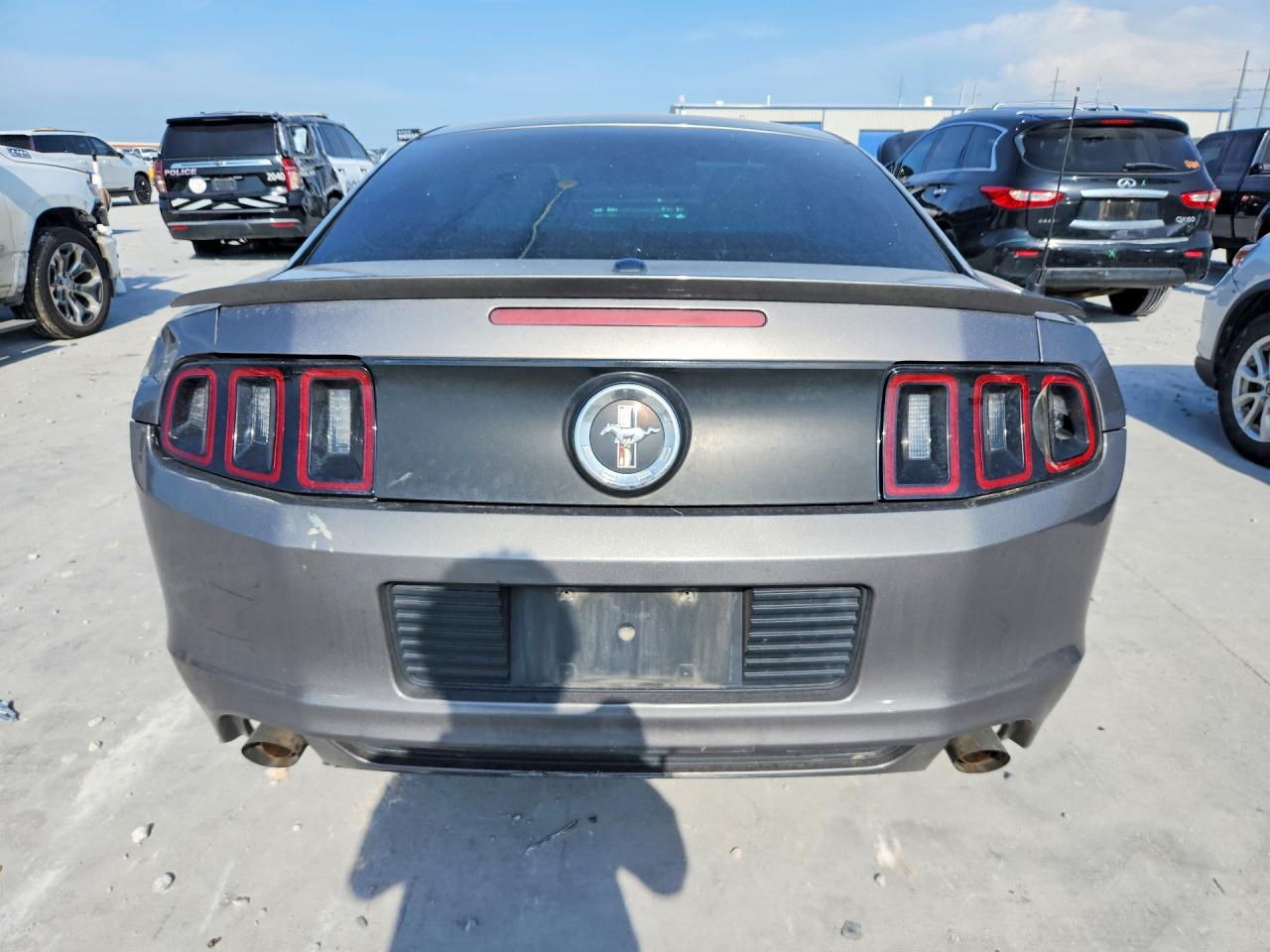 2014 Ford Mustang Gray vin: 1ZVBP8AM2E5201958