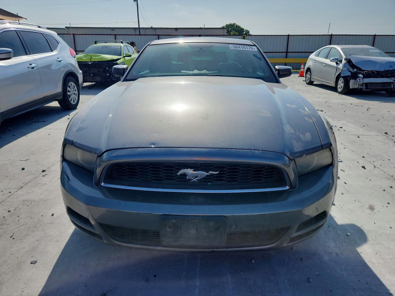 2014 Ford Mustang Gray vin: 1ZVBP8AM2E5201958