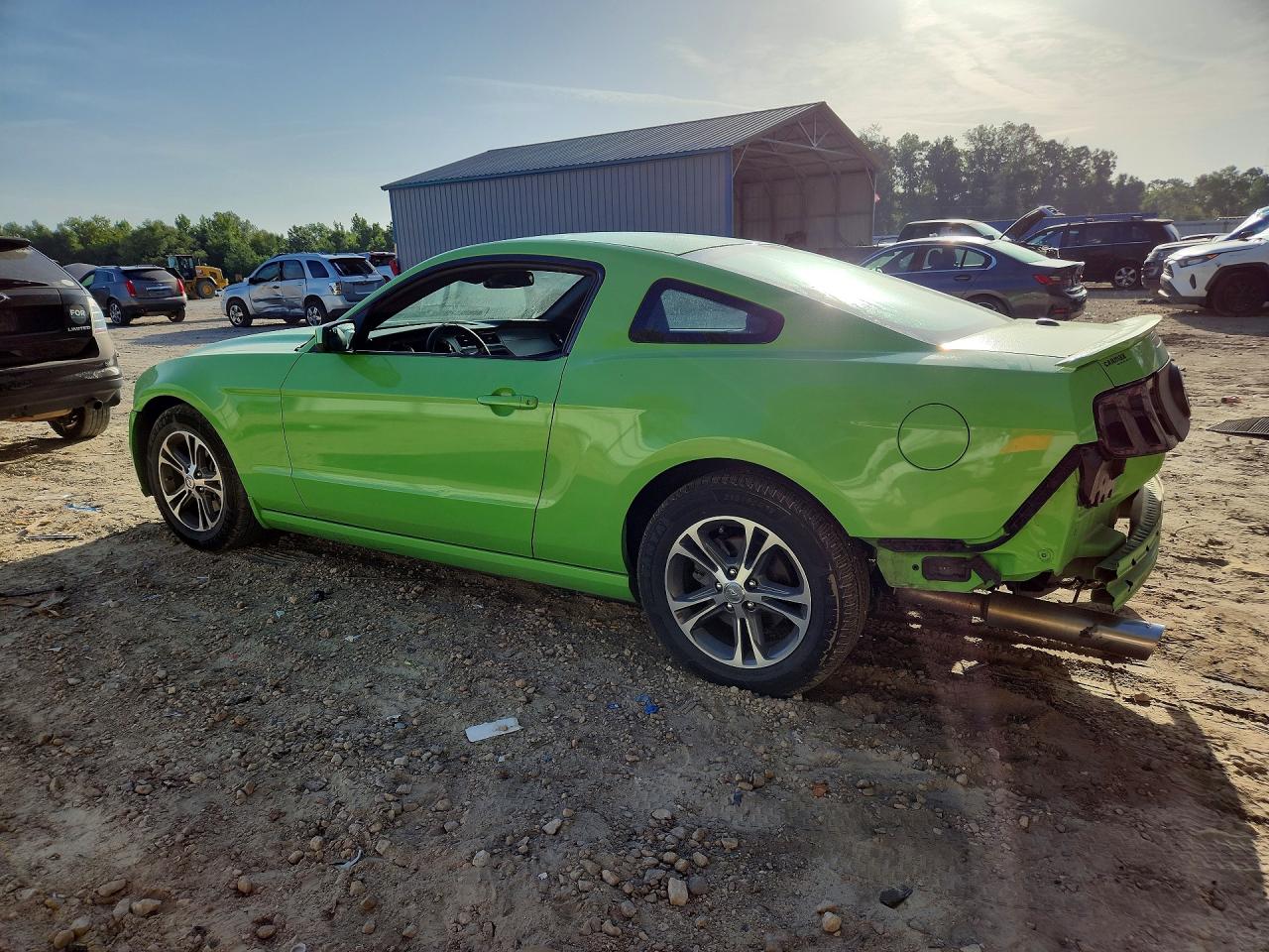 2014 Ford Mustang Зеленый vin: 1ZVBP8AM2E5202107