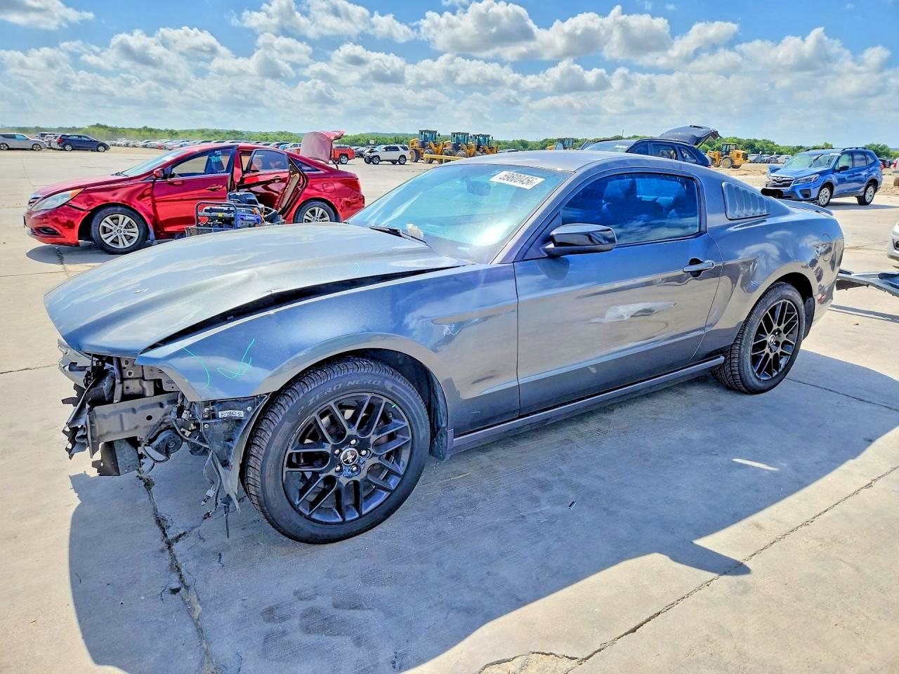 2014 Ford Mustang Gray vin: 1ZVBP8AM2E5245118