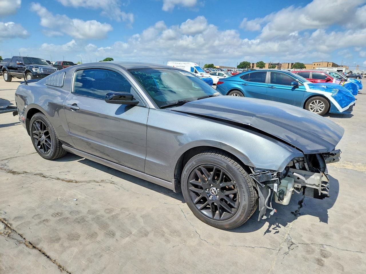 2014 Ford Mustang Gray vin: 1ZVBP8AM2E5245118
