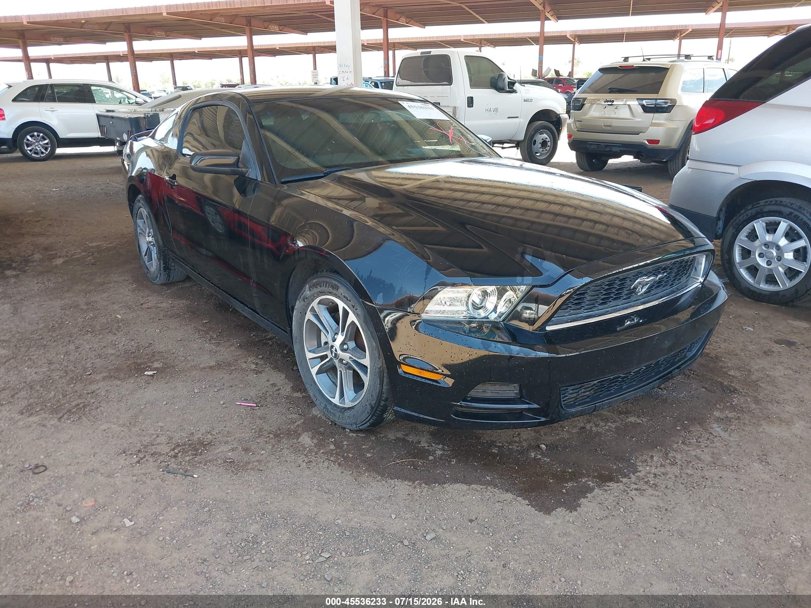 2014 Ford Mustang V6 Premium Black vin: 1ZVBP8AM2E5260377