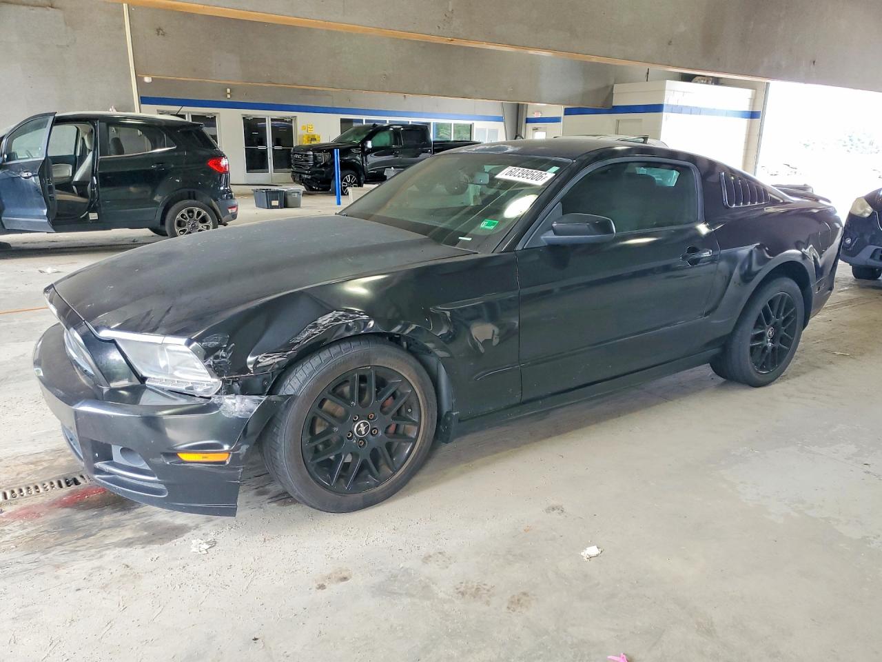 2014 Ford Mustang Black vin: 1ZVBP8AM2E5283352