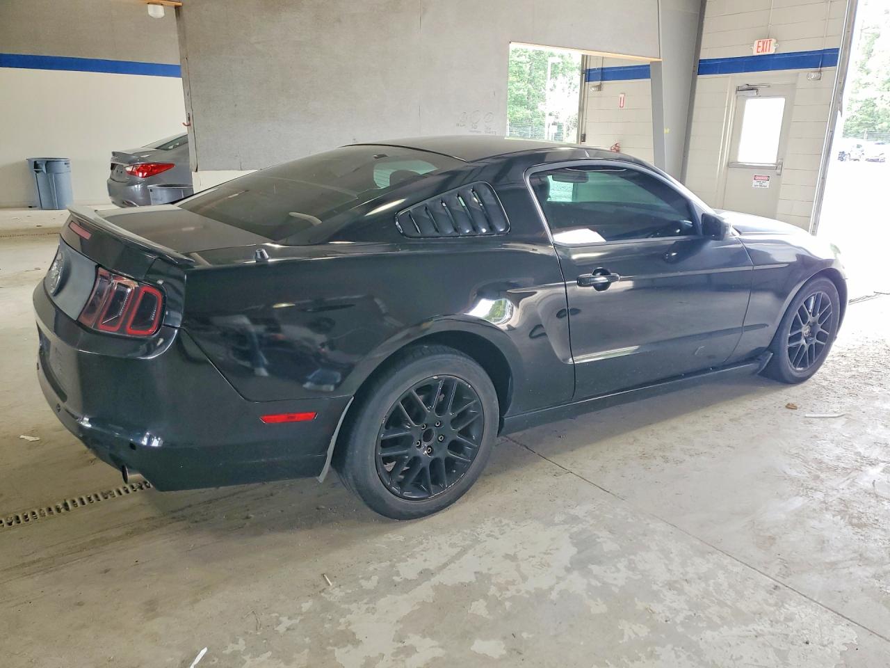 2014 Ford Mustang Black vin: 1ZVBP8AM2E5283352