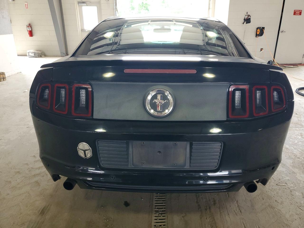2014 Ford Mustang Black vin: 1ZVBP8AM2E5283352