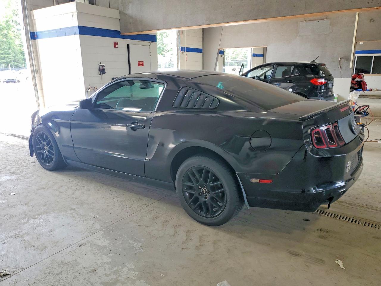 2014 Ford Mustang Black vin: 1ZVBP8AM2E5283352