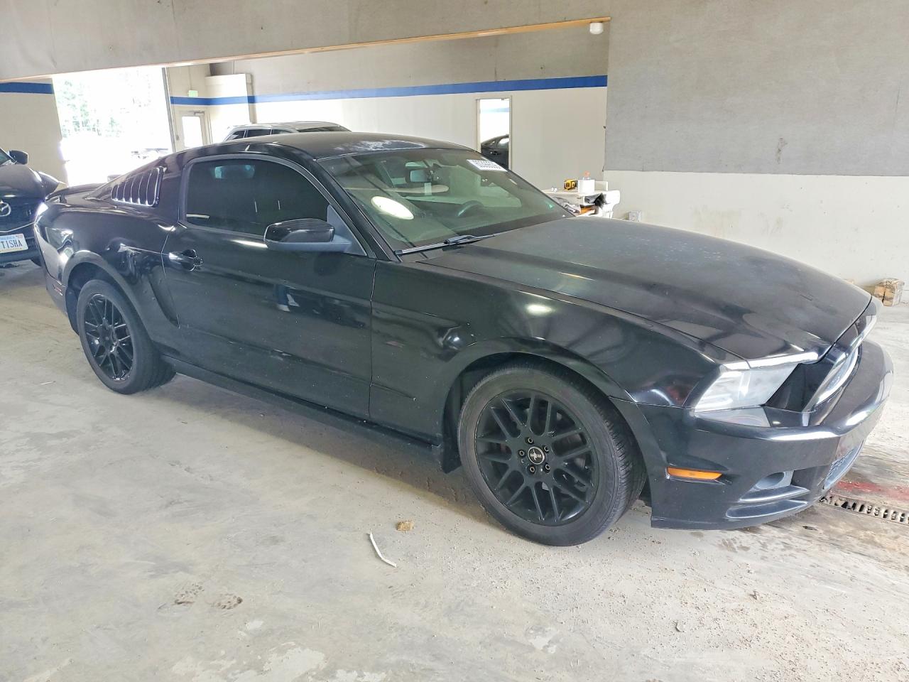 2014 Ford Mustang Black vin: 1ZVBP8AM2E5283352
