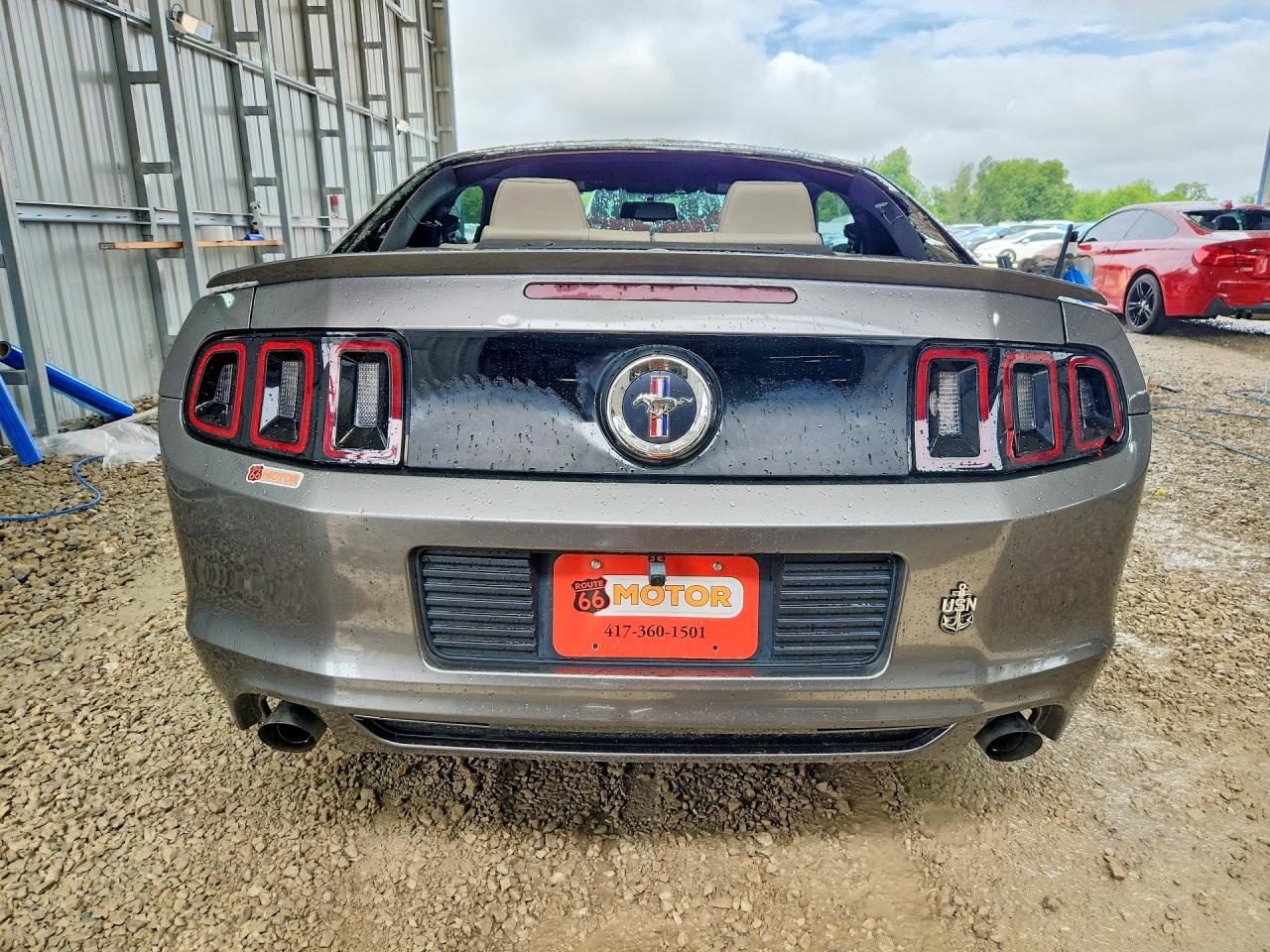 2014 Ford Mustang Gray vin: 1ZVBP8AM2E5288387