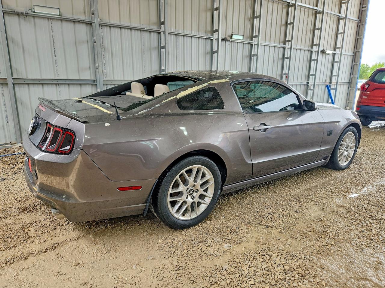 2014 Ford Mustang Gray vin: 1ZVBP8AM2E5288387