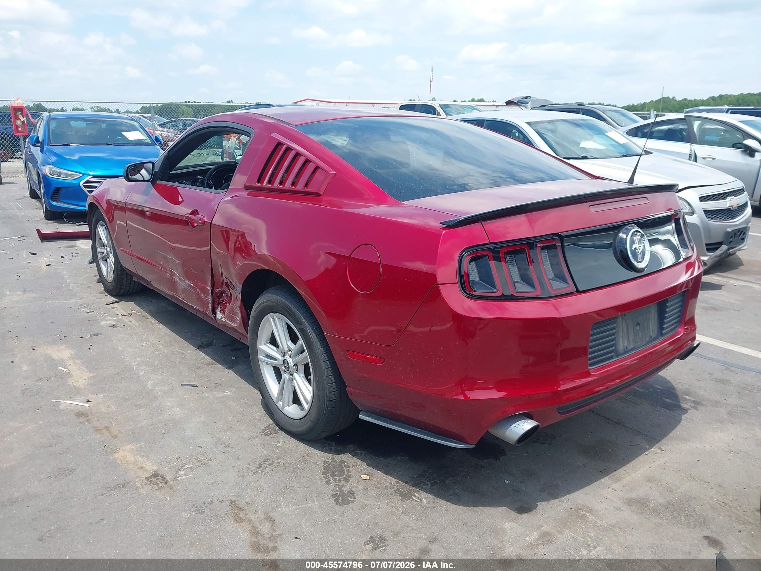 2014 Ford Mustang V6/v6 Premium Maroon vin: 1ZVBP8AM2E5298501