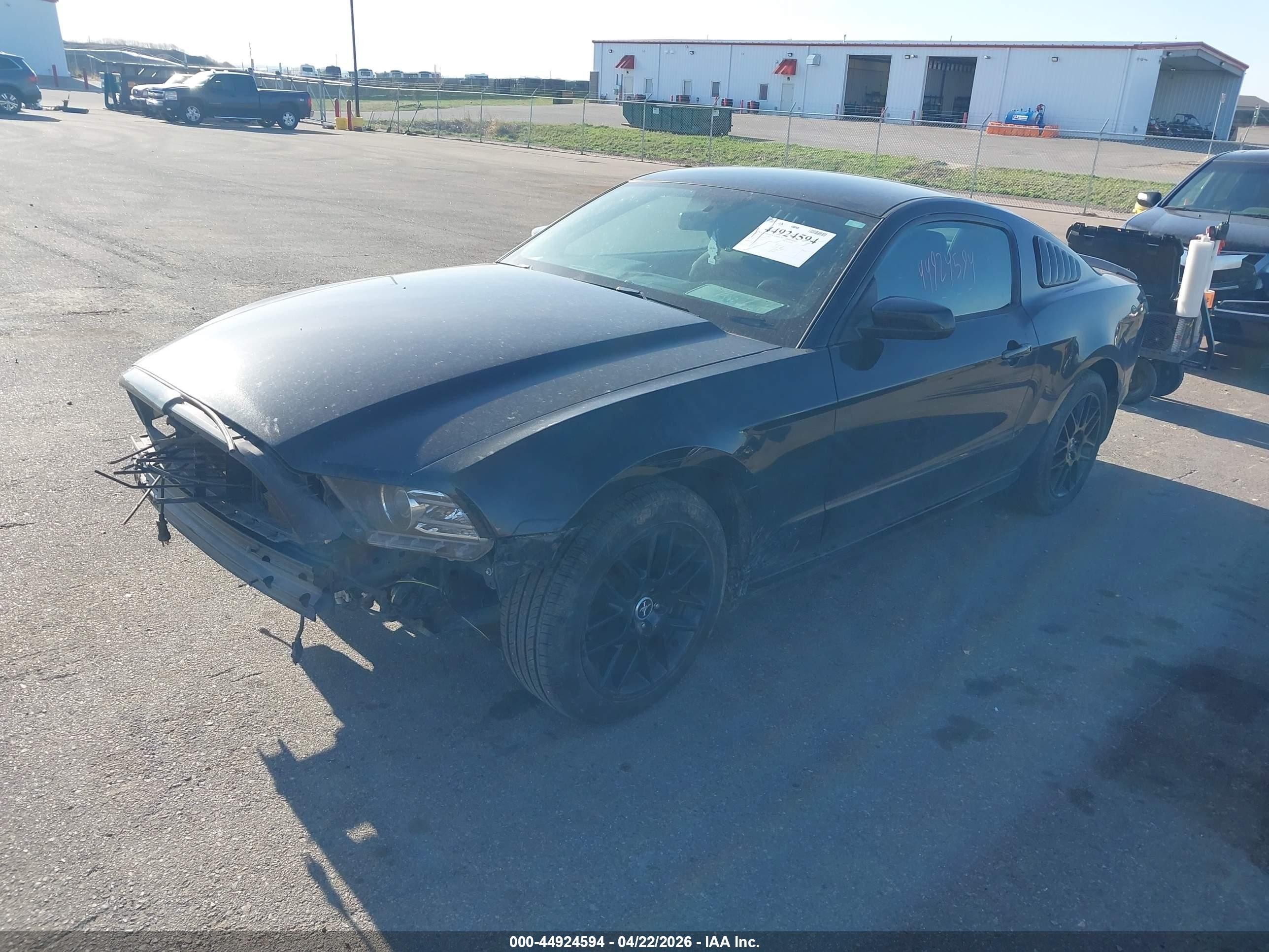 2014 Ford Mustang V6 Black vin: 1ZVBP8AM2E5321369