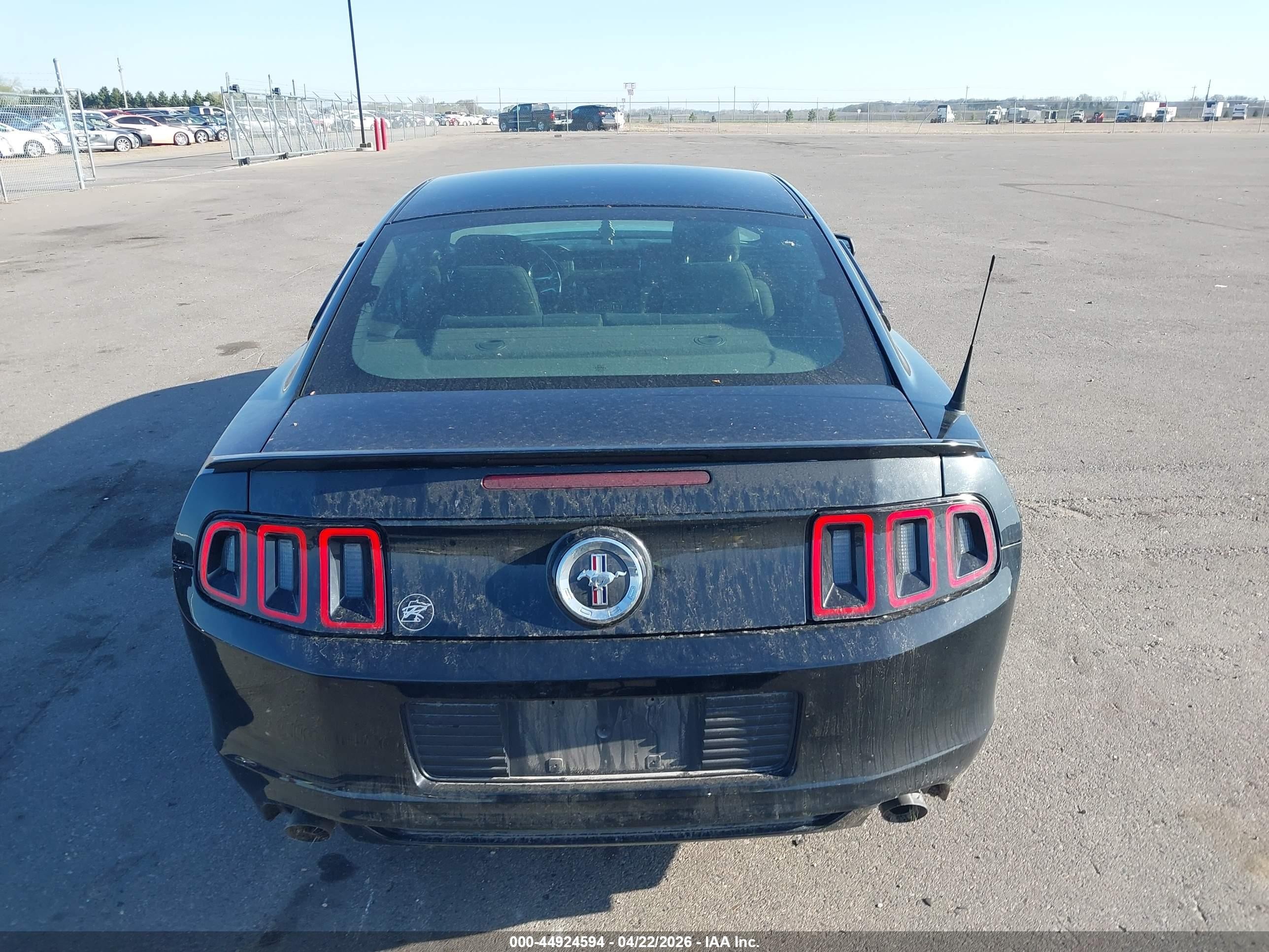 2014 Ford Mustang V6 Black vin: 1ZVBP8AM2E5321369