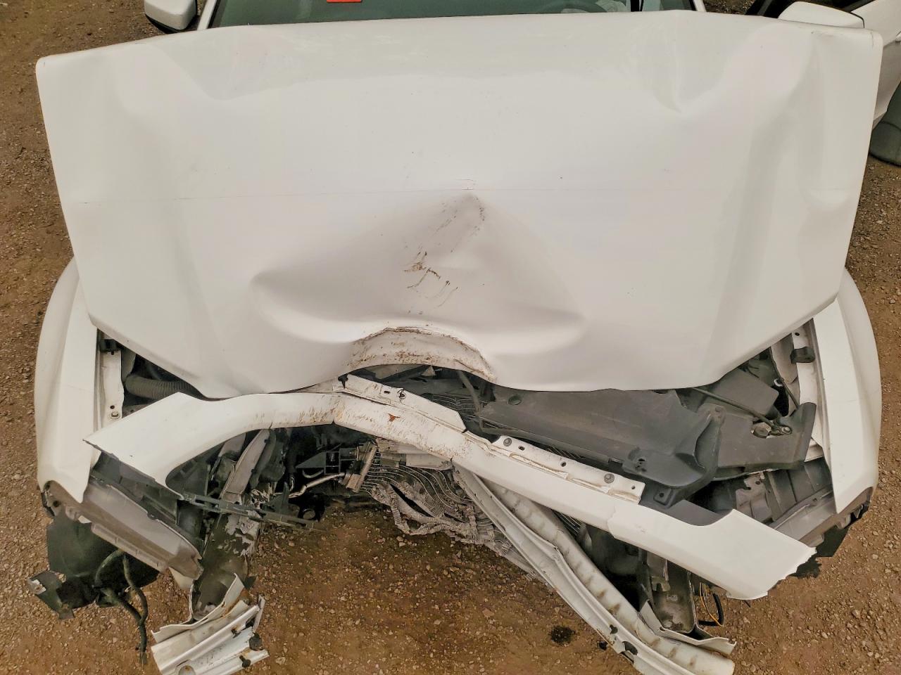 2014 Ford Mustang White vin: 1ZVBP8AM2E5323400