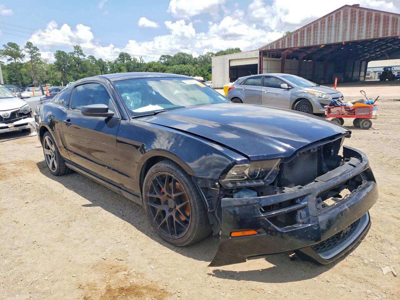 2014 Ford Mustang Black vin: 1ZVBP8AM2E5330606
