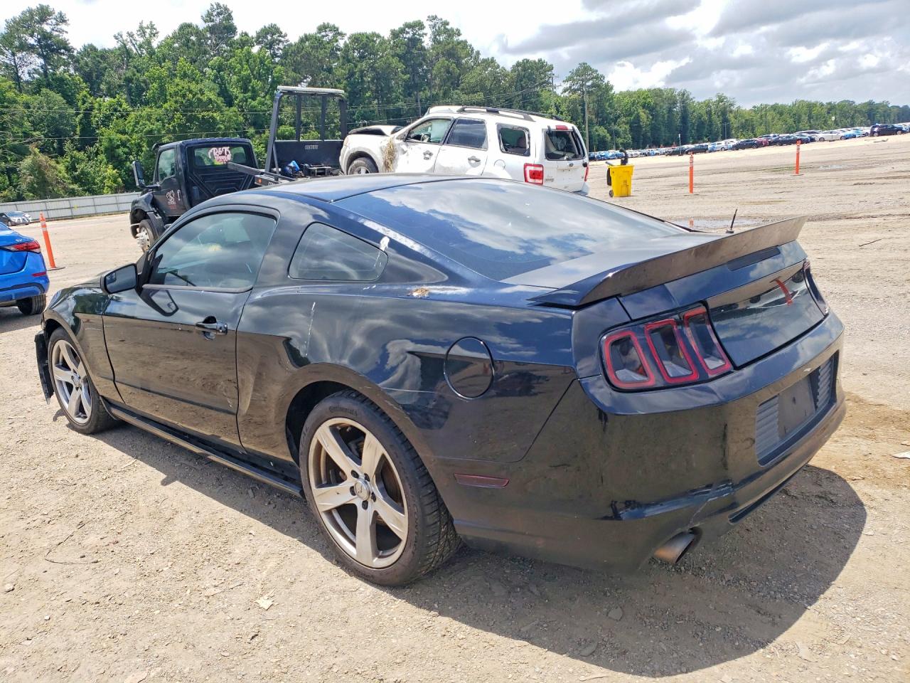 2014 Ford Mustang Black vin: 1ZVBP8AM2E5330606