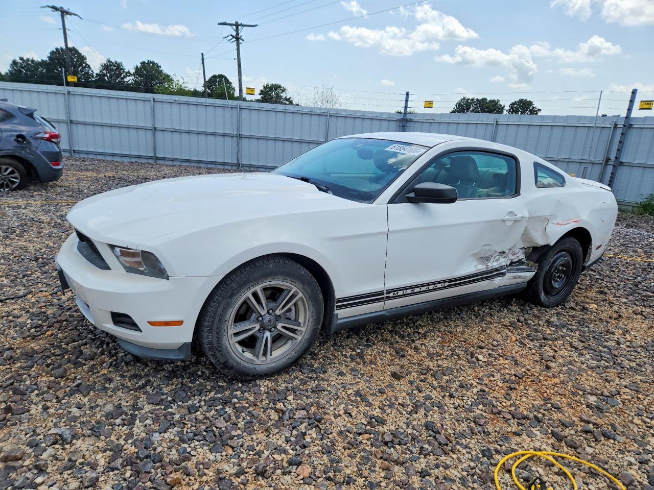 2011 Ford Mustang White vin: 1ZVBP8AM3B5120589