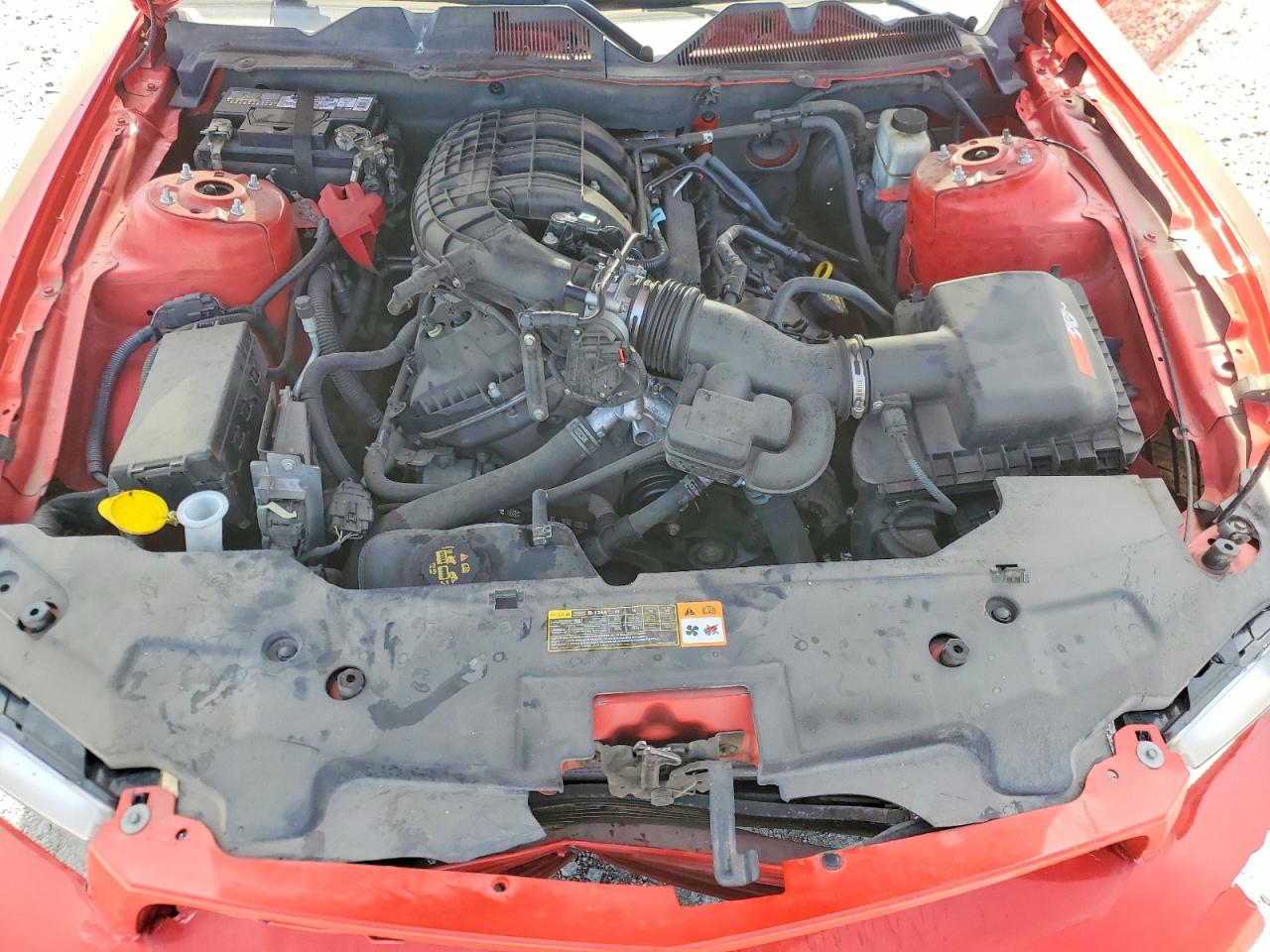 2011 Ford Mustang Red vin: 1ZVBP8AM3B5122410