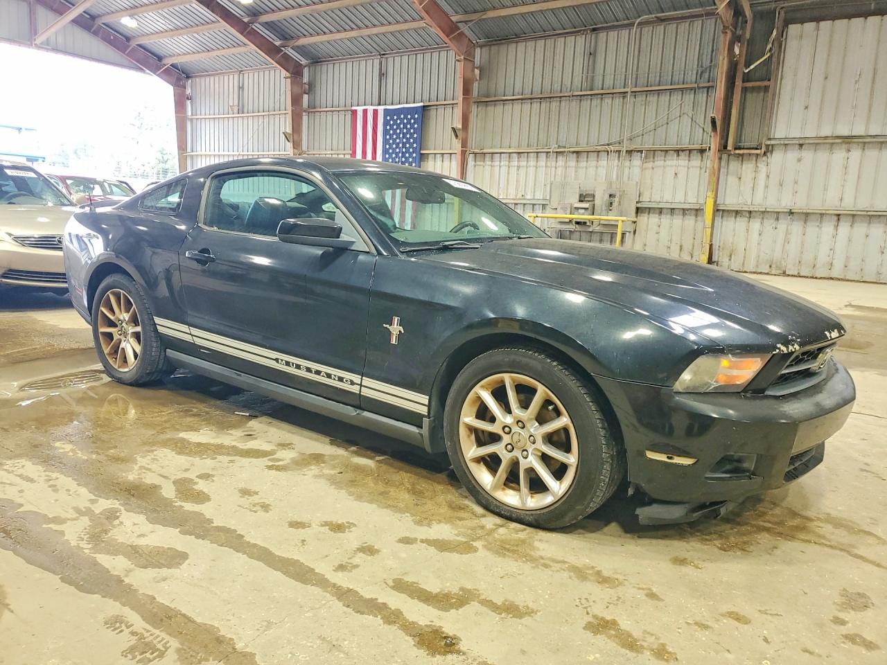 2011 Ford Mustang Black vin: 1ZVBP8AM3B5124139