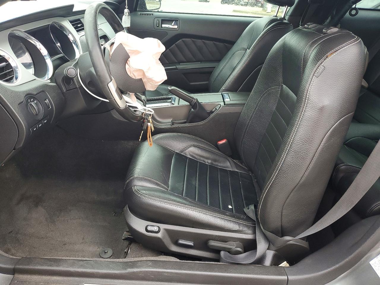 2011 Ford Mustang Gray vin: 1ZVBP8AM3B5166620