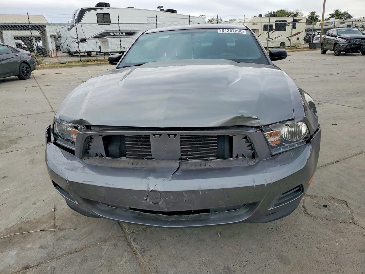 2011 Ford Mustang Gray vin: 1ZVBP8AM3B5166620
