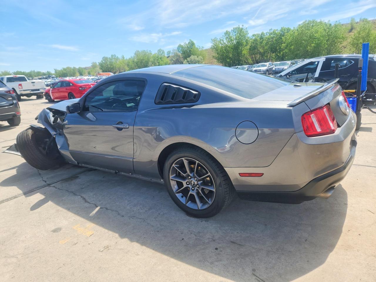 2011 Ford Mustang Gray vin: 1ZVBP8AM3B5169839