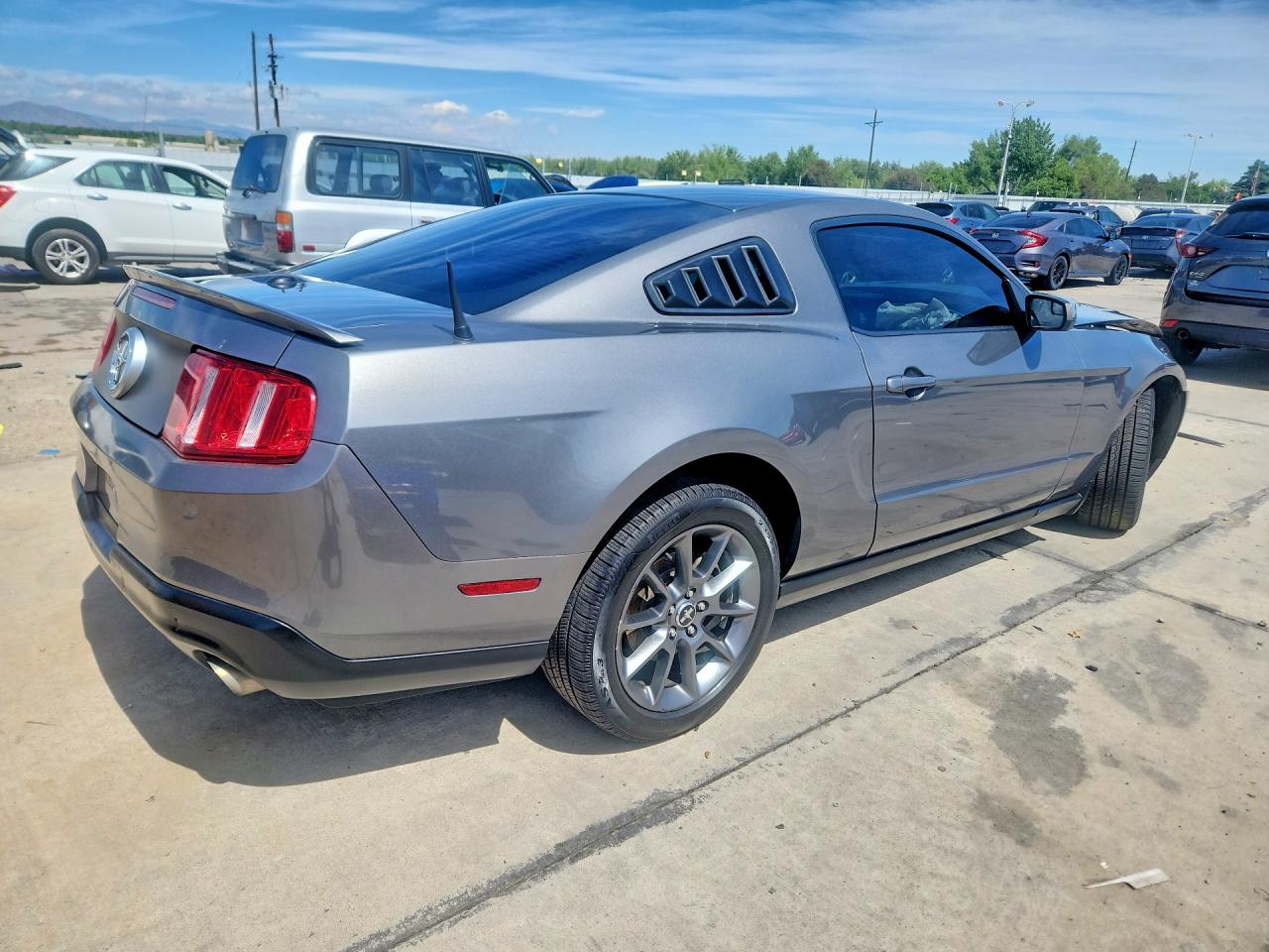 2011 Ford Mustang Gray vin: 1ZVBP8AM3B5169839