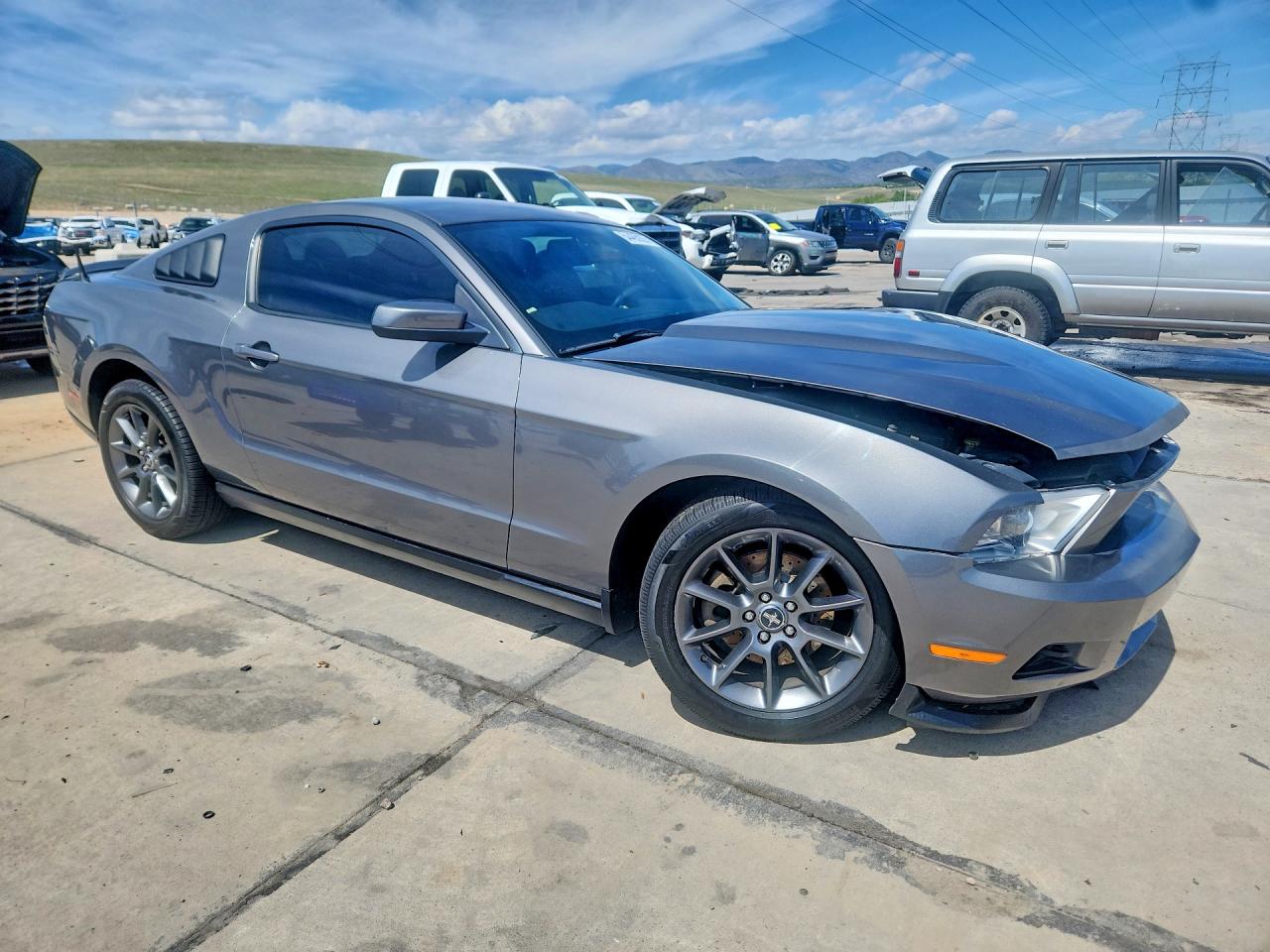 2011 Ford Mustang Gray vin: 1ZVBP8AM3B5169839