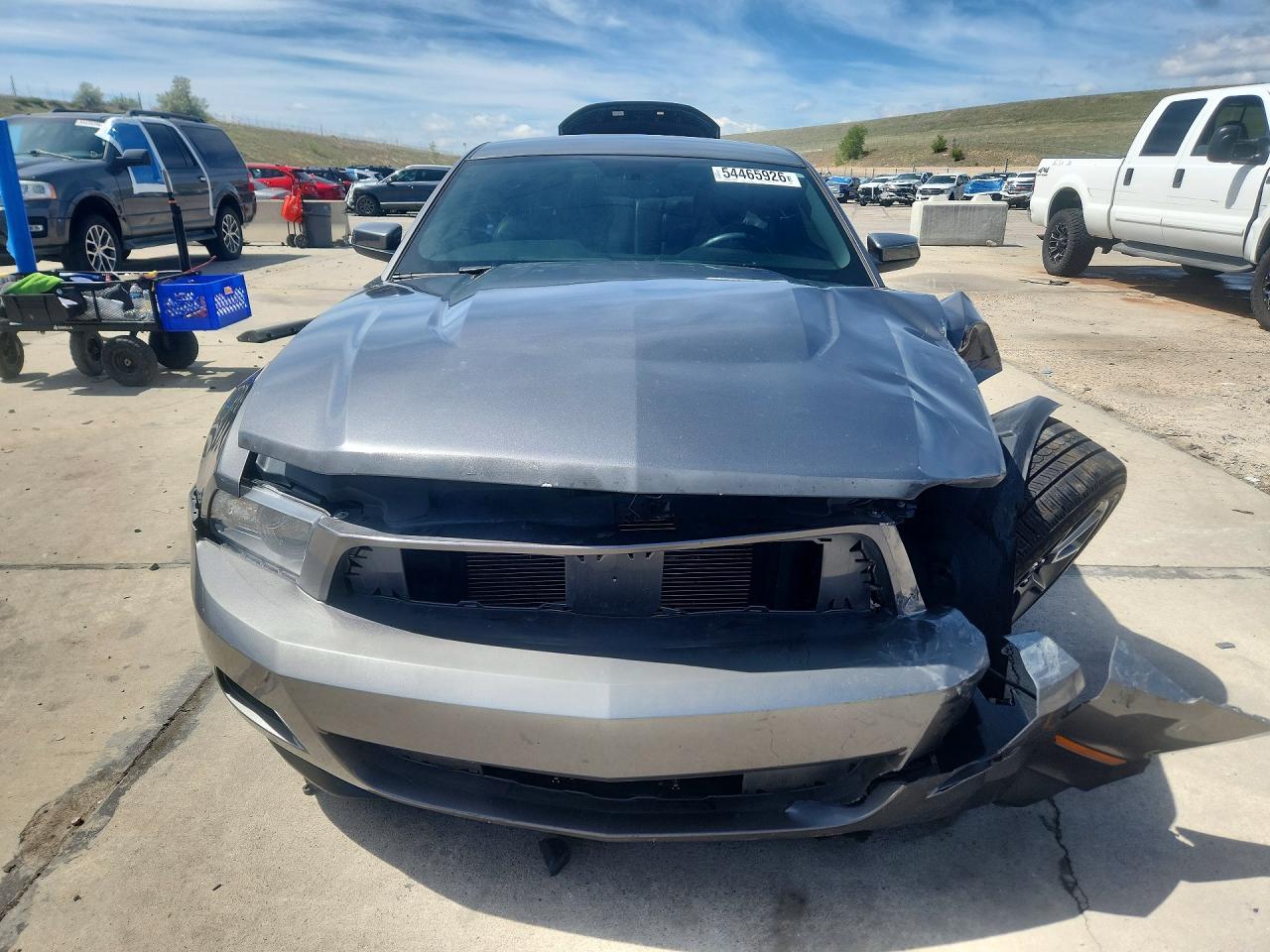 2011 Ford Mustang Gray vin: 1ZVBP8AM3B5169839