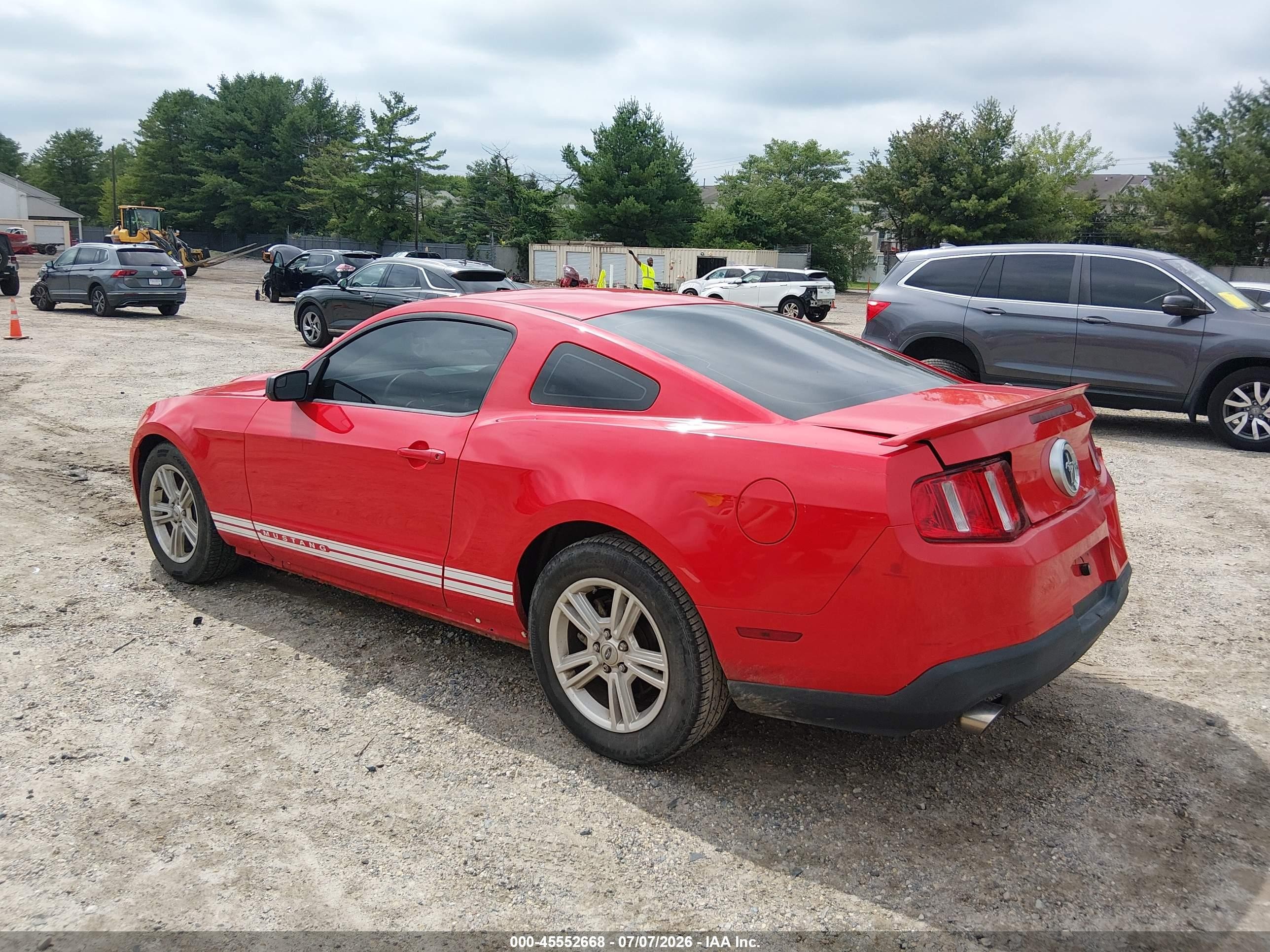 2012 Ford Mustang V6/v6 Premium Red vin: 1ZVBP8AM3C5206244