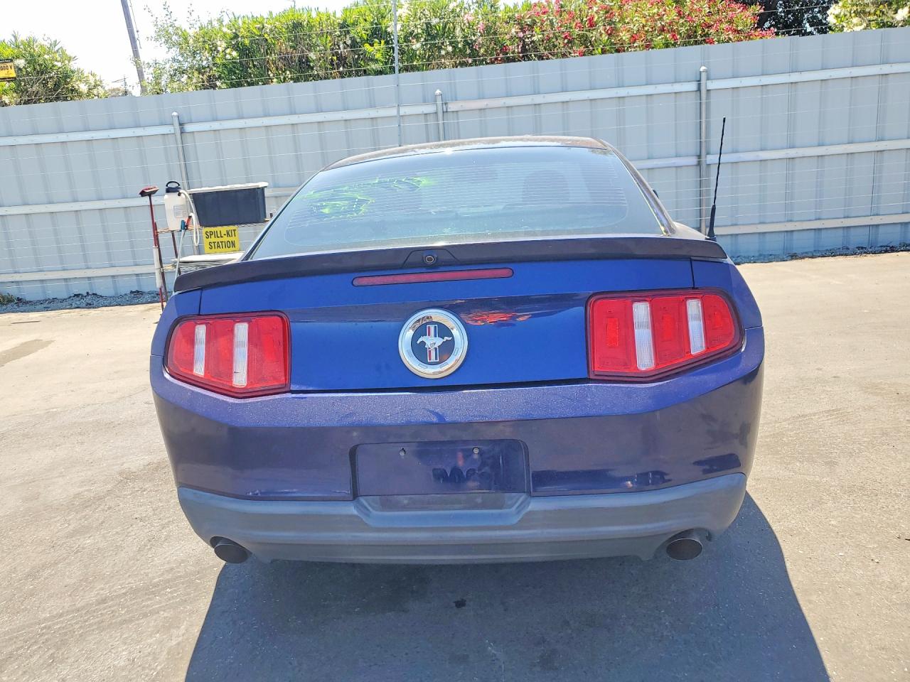 2012 Ford Mustang Blue vin: 1ZVBP8AM3C5210102