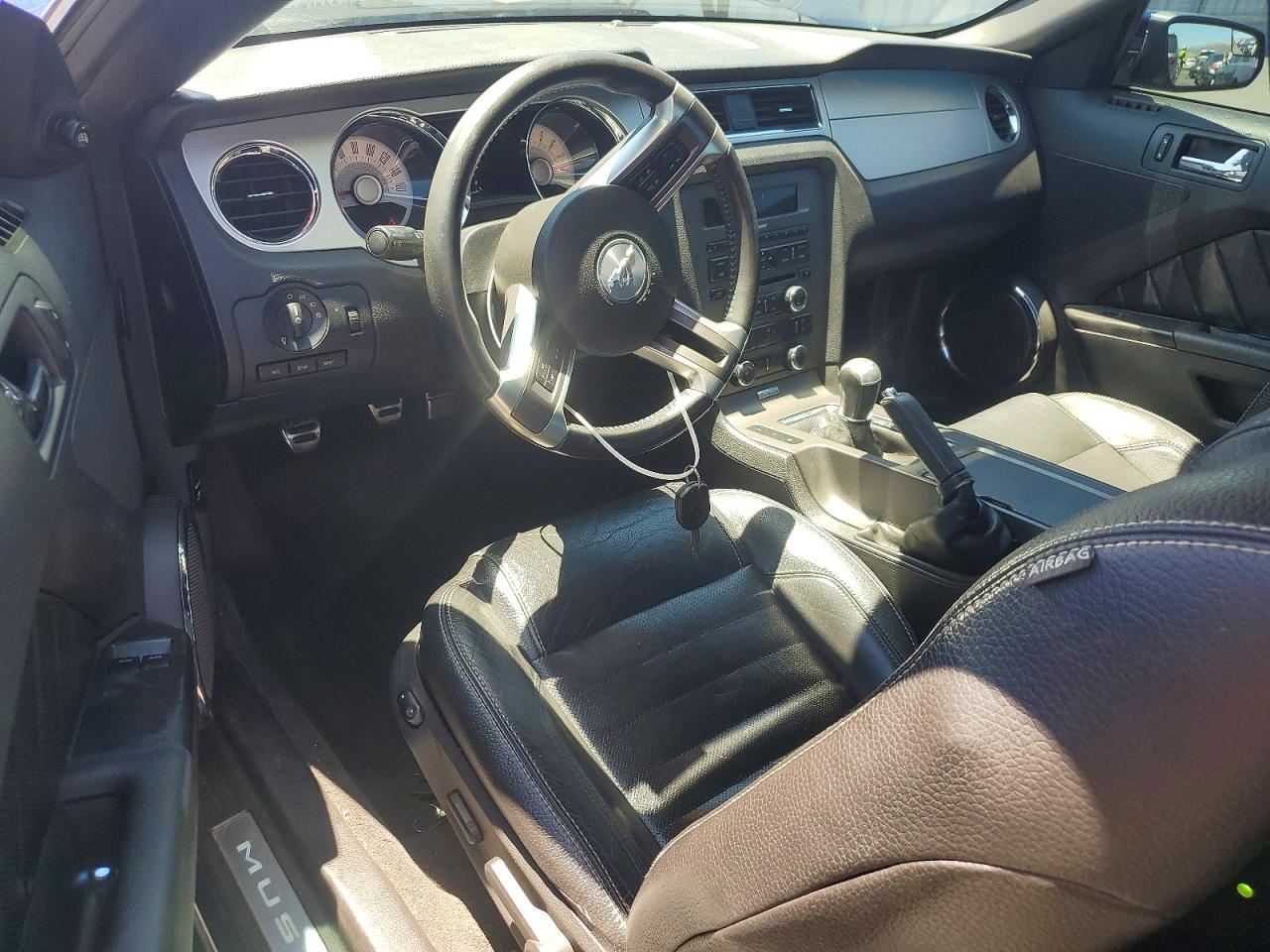 2012 Ford Mustang Blue vin: 1ZVBP8AM3C5210102