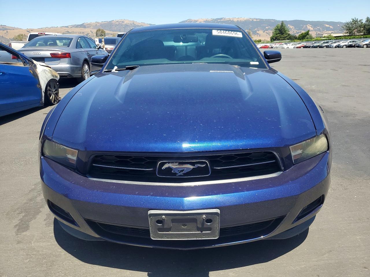 2012 Ford Mustang Blue vin: 1ZVBP8AM3C5210102