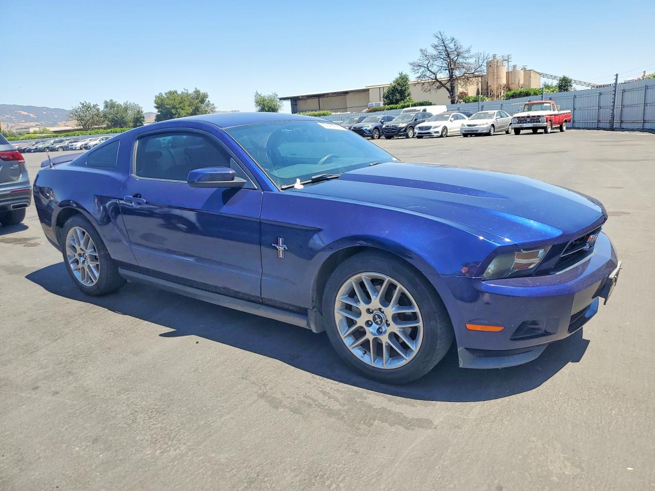2012 Ford Mustang Blue vin: 1ZVBP8AM3C5210102