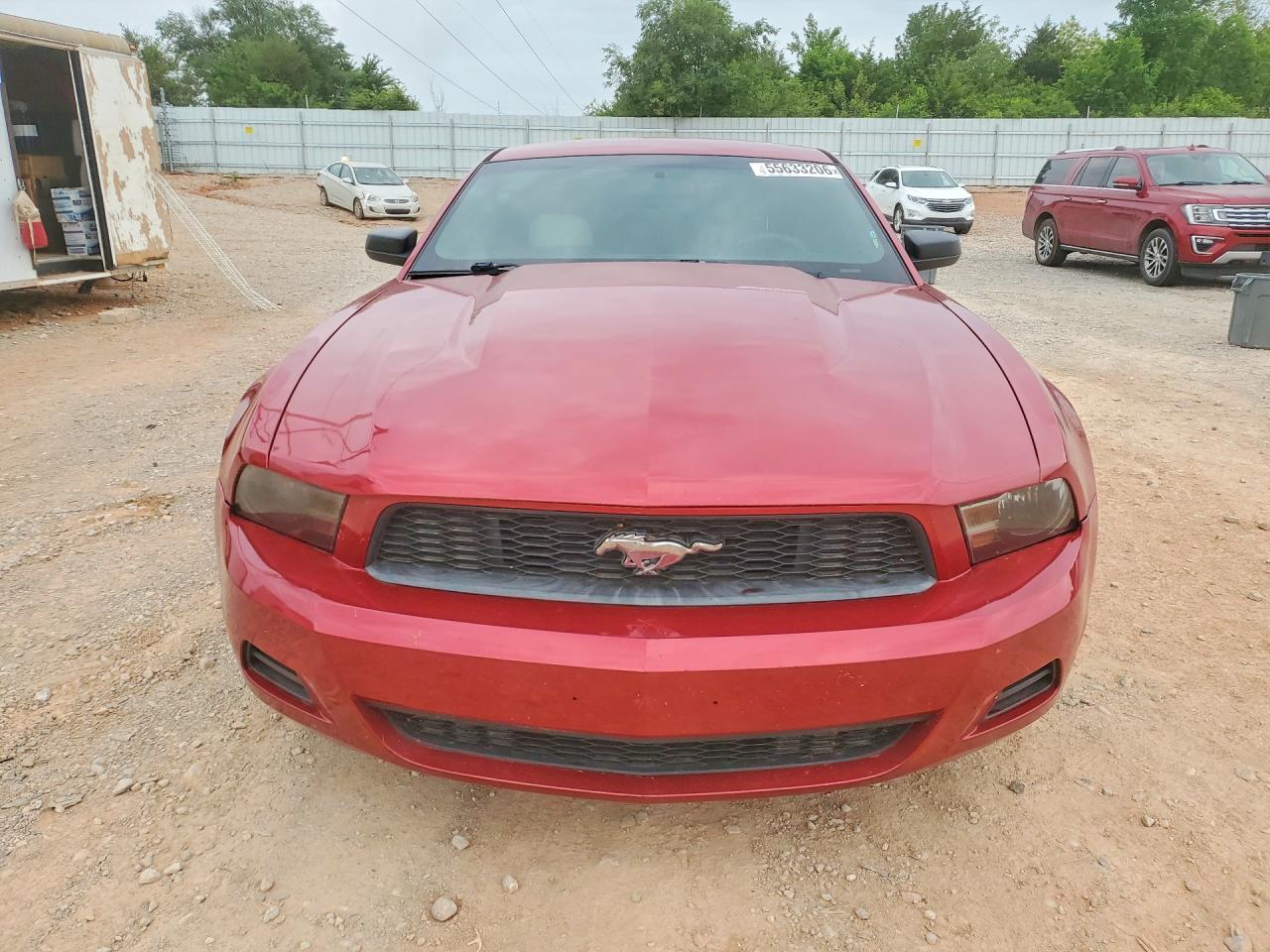 2012 Ford Mustang Red vin: 1ZVBP8AM3C5262023