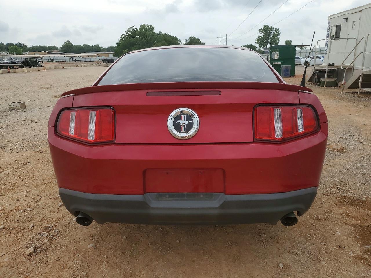 2012 Ford Mustang Red vin: 1ZVBP8AM3C5262023