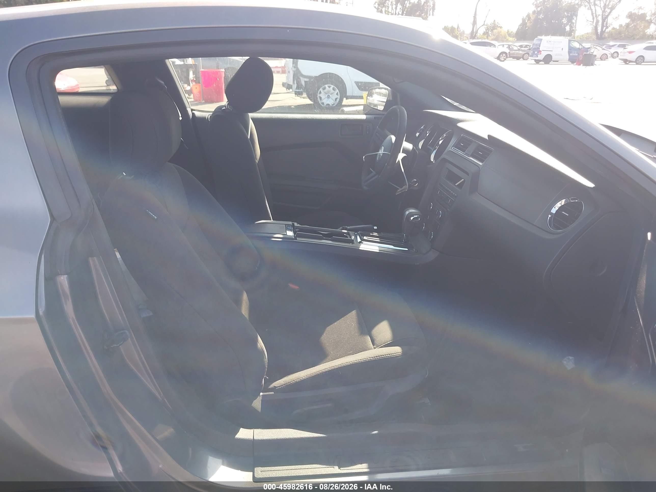 2012 Ford Mustang V6 Gray vin: 1ZVBP8AM3C5270154