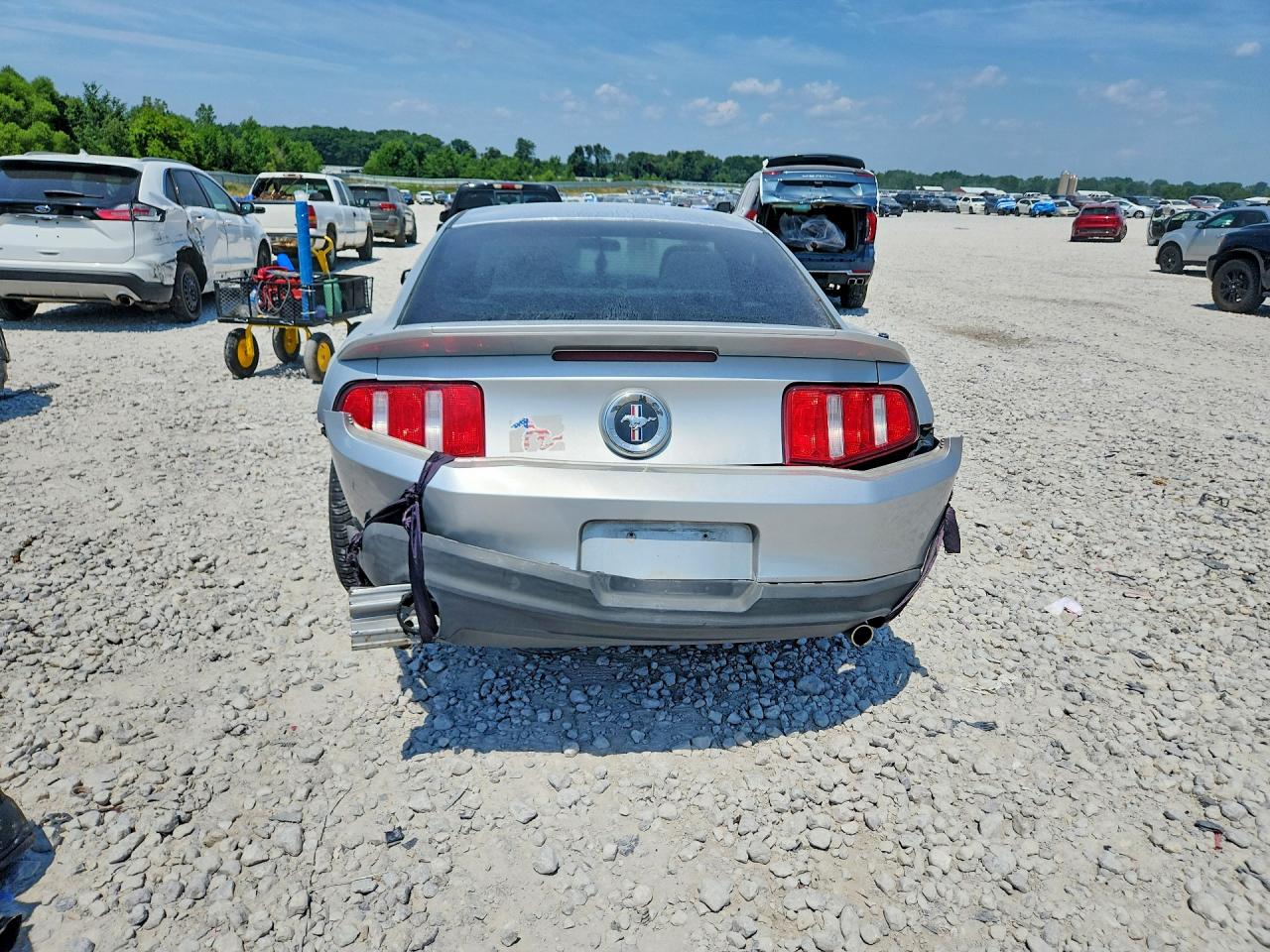 2012 Ford Mustang Silver vin: 1ZVBP8AM3C5278111